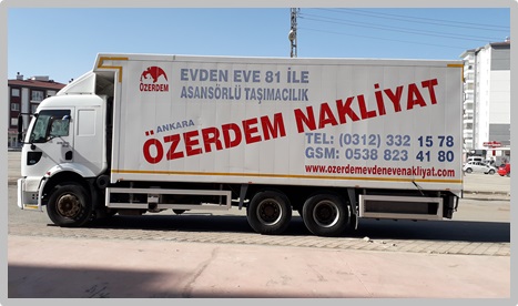 Ankara Evden Eve Nakliyat Kamyonları