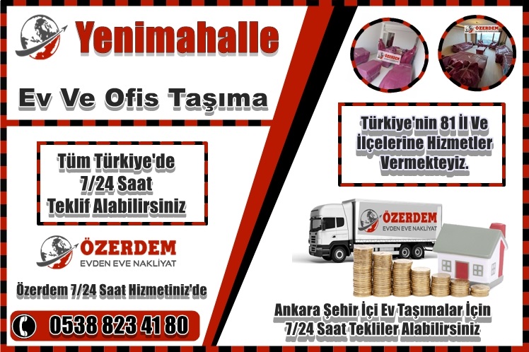 Yenimahalle nakliyat olarak sizlere profesyonel ekiplerle sizlere Türkiye'nin 81 İl Ve İlçelerine Kaliteli Bir Taşıma Hizmeti Sunmaktadır.